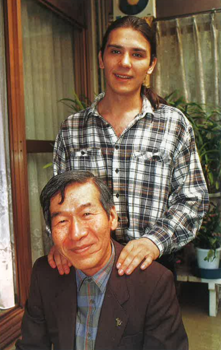 Sensei Saijo Masataka and his pupil Catalin Taranu